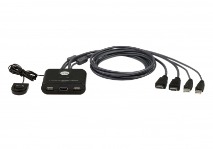 Switch KVM 2 porturi USB FHD HDMI, ATEN CS22HF